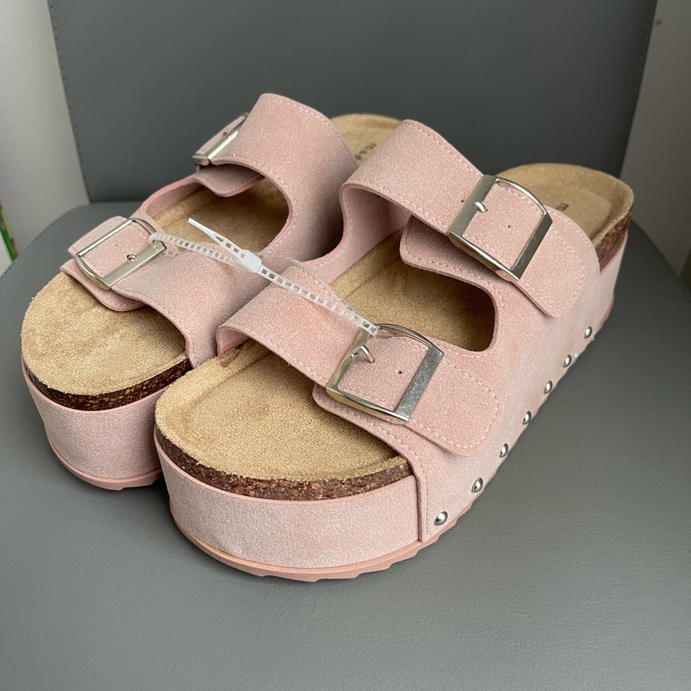 Madden Girl  Rose Babess Slide Sandals Fabric Women’s Size 11